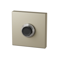 GPF9826.A4.1102 Square doorbell 50x50x8 mm Champagne blend