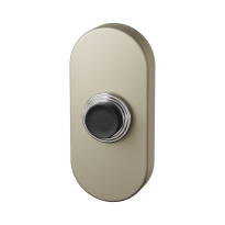 GPF9826.A4.1104 Oval doorbell 70x32x10 mm Champagne blend