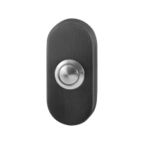 GPF9827.04P1 Doorbell oval 70x32x10 mm PVD anthracite