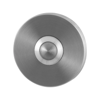 GPF9827.05 Doorbell round 50x6 mm satin stainless steel