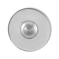 GPF9827.45 Doorbell round 50x6 mm polished stainless steel