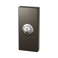GPF9827.A1.1101 Doorbell rectangular 70x32x10 mm Dark blend