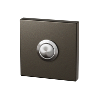 GPF9827.A1.1102 Doorbell square 50x50x8 mm Dark blend
