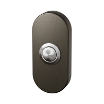 GPF9827.A1.1104 Doorbell oval 70x32x10 mm Dark blend