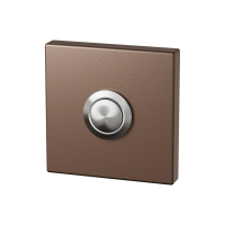 GPF9827.A2.1102 Doorbell square 50x50x8 mm Bronze blend