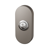 GPF9827.A3.1104 Doorbell oval 70x32x10 mm Mocca blend