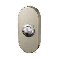 GPF9827.A4.1104 Doorbell oval 70x32x10 mm Champagne blend