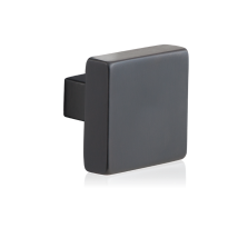 GPF9856.P1 PVD anthracite square knob 53x53x16mm for security plates fixed including spindle