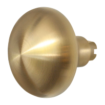 GPF9857.P4 mushroom knob for security plates fixed
