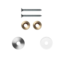 GPF996909EB fastenings for one-sided mounting, satin stainless steel