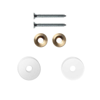 GPF996962EB22 fastenings for one-sided mounting white rose 22x2mm