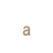 House number addition letter 'a' Champagne blend, 116 mm