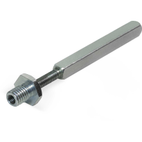 Adjustable excentric lever handle spindle 8x8x75mm plus M6x32mm on bolt M10x16/M6