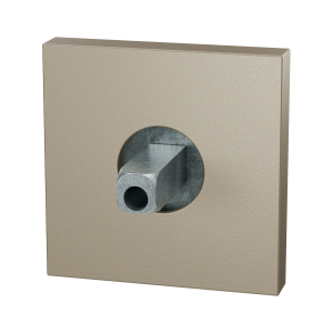 GPF1102.A4 vierk. rozet met knopvastzet.
