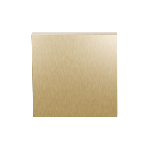 GPF199E blind rose 53x53x6,5 mm PVD satin brass