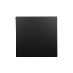GPF199E blind rose 53x53x6,5 mm black uniform
