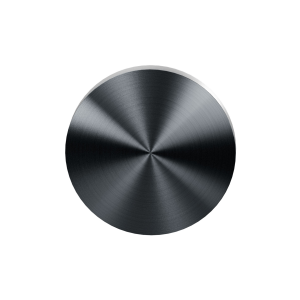 GPF199E blind rose 53x6mm PVD anthracite