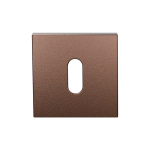 GPF199E keyhole escutcheon 53x53x6,5 mm Bronze blend