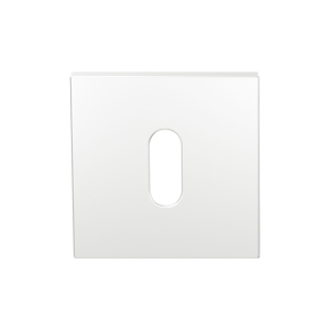 GPF199E keyhole escutcheon 53x53x6,5 mm white uniform