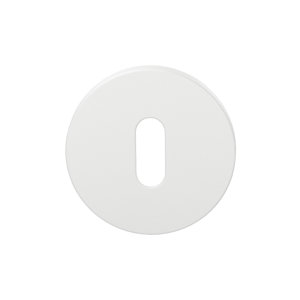 GPF199E keyhole escutcheon 53x6mm white