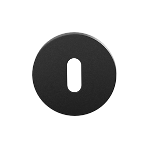 GPF199E keyhole escutcheon 53x6mm black