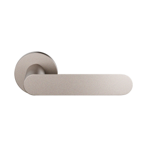 GPF2095.A3-00 Knipo duo Mocca blend door handle on rose 50x8mm