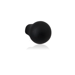 GPF8500 zwart meubelknop rond
