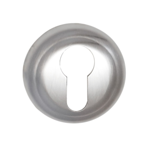 651/BY cylinder rose 51x10mm satin chrome
