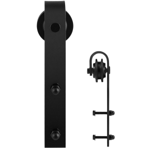 GPF0500.61 single sliding door hanger Lanka black
