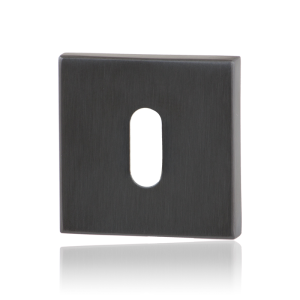 GPF0901.02P1 keyhole escutcheon 50x50x8mm PVD anthracite