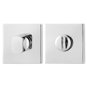 GPF0904.42 Turn and Release set 50x50x8mm polished stainless steel