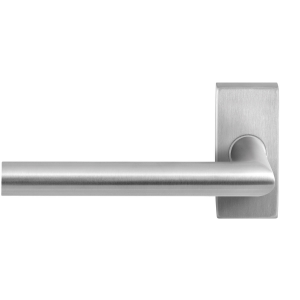 GPF1016.09-01L Toi door handle on rose pointing left 70x32x10mm