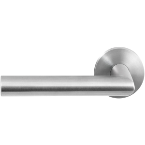 GPF1020.09-00L Mai door handle on rose pointing left 50x8mm
