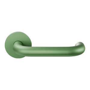 GPF105ER door handle on rose pointing right