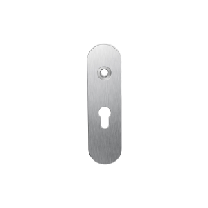 GPF1100.10R short backplate rounded 55PZ right handed satin stainless steel
