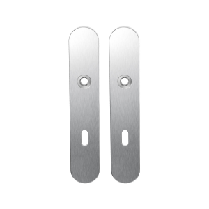 GPF1100.20 long backplate rounded lock 72 satin stainless steel
