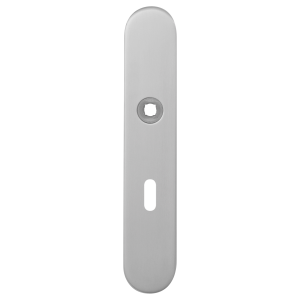 GPF1100.20L long backplate rounded lock 57 left handed satin stainless steel