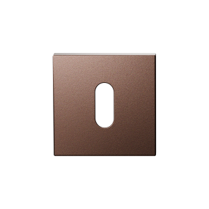 GPF1102.A2.0901 Keyhole escutcheon 50x50x8 mm Bronze blend