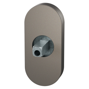 GPF1104.A3.0400 Rose 70x32x10mm Mocca blend with welded knob fastener 