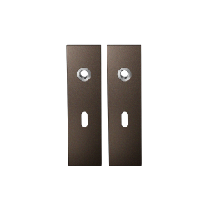 GPF1115.A1 short backplate rectangular lock 56 Dark blend