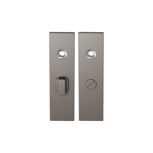 GPF1115.A3 short backplate rectangular bathroom 57/5 big knob Mocca blend