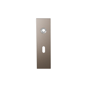 GPF1115.A3L short backplate rectangular lock 56 left handed Mocca blend