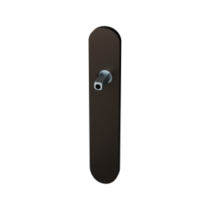 GPF1120.A1 long backplate rounded Dark blend with welded knob fastener