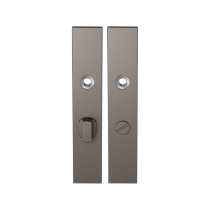 GPF1125.A3 long backplate rectangular bathroom 63/8 big knob Mocca blend