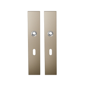 GPF1125.A4 long backplate rectangular lock 56 Champagne blend