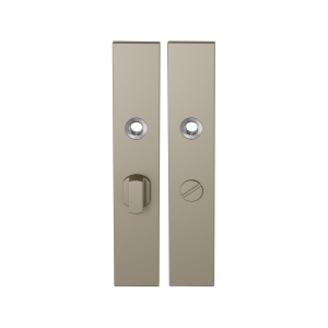 GPF1125.A4 long backplate rectangular bathroom 55/8 big knob Champagne blend