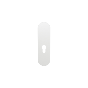 GPF1210.62L/R short backplate rounded 55PZ without leverhole left-/ right handed white