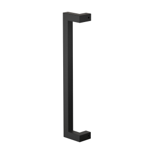 GPF13 pull handle black cranked 22x22mm