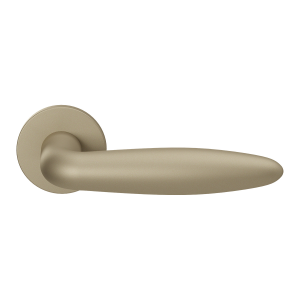 GPF135VRA4 Champagne blend Cigar model door handle on rose 53x6mm