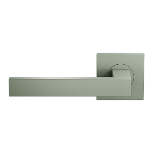 GPF138EL door handle on rose pointing left